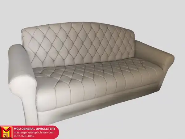 Restored leather home sofa - Classic